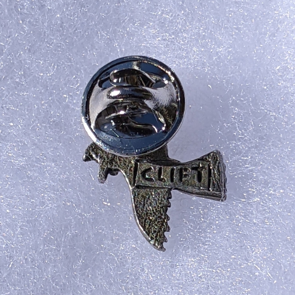 Clift Dove Pewter Lapel Pin - Picture 3 of 3
